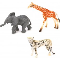 Набор диких животных Jungle animal, 8см, 3шт.											